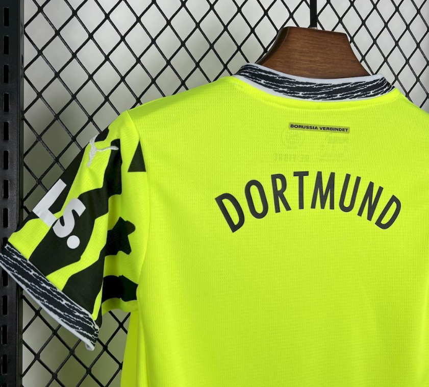 2025/2026 Dortmund Pre-match training clothesFootball Jersey 1:1 Kids Size
