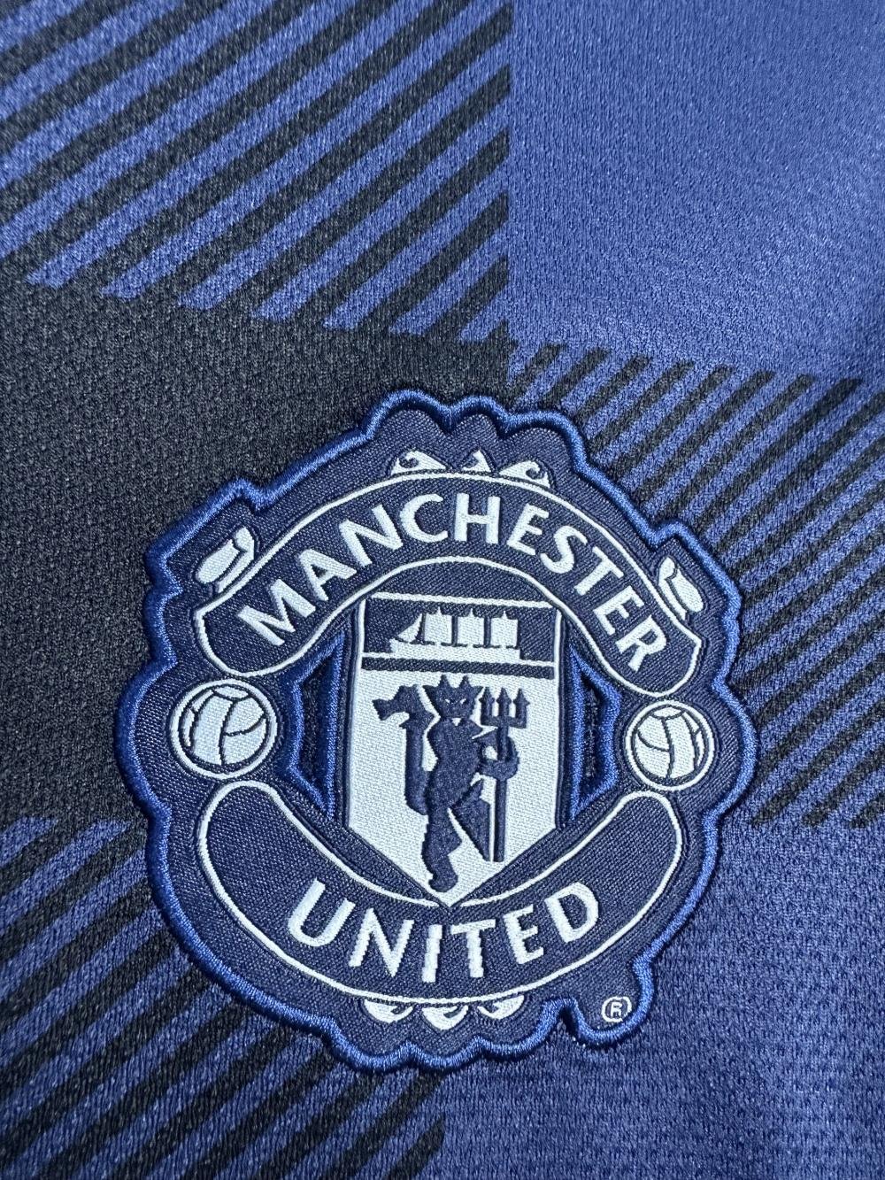 2013/2014 Retro Long Sleeve Manchester United Away Football Shirt 1:1