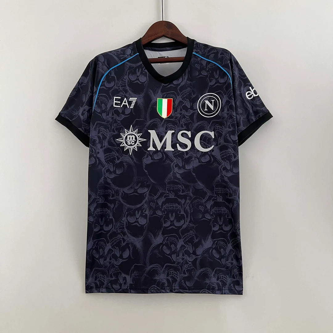 2023/2024 Napoli Halloween Special Edition Black Soccer Jersey 1:1