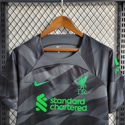 2023/2024 Liverpool Goalkeeper Black Soccer Jersey 1:1