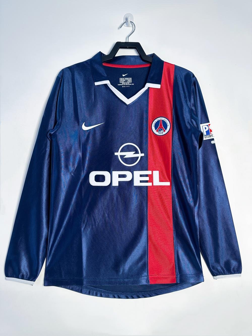2001/2002 Retro Long Sleeve Psg Paris Saint-Germain Home Football Shirt 1:1