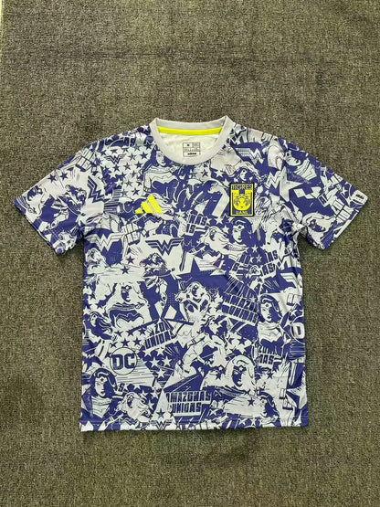 2025/2026 Tigres Pre-match clothing Football Jersey 1:1