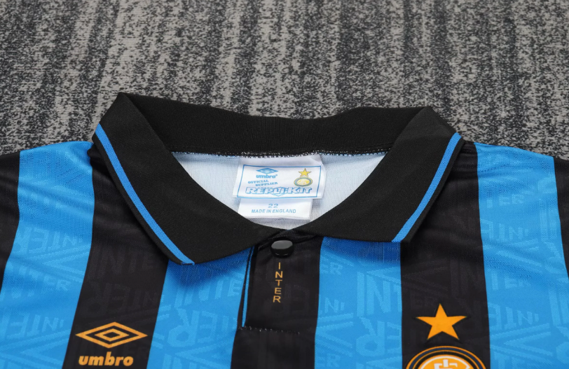 1992-1994 Retro Inter Milan Home Football Jersey 1:1 Kids Size