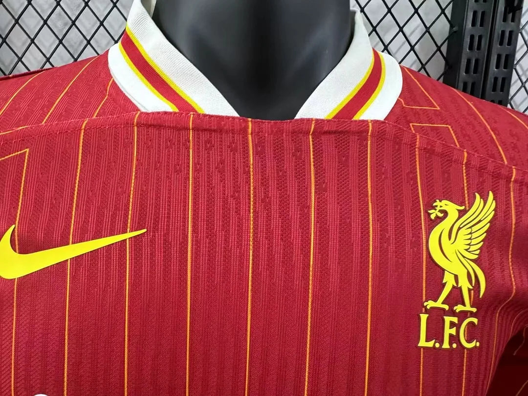 2024/2025 Long Sleeve Liverpool Home Player Version Football Shirt 1:1