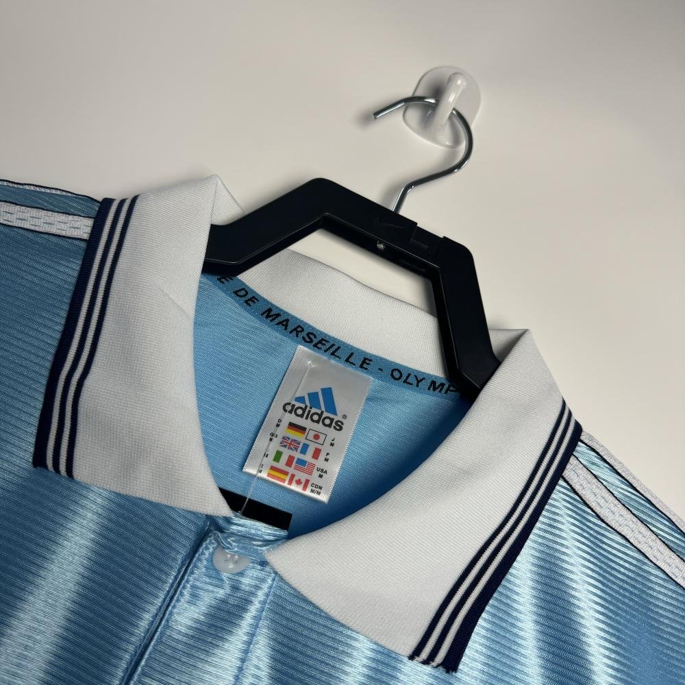 1998-1999 Retro Olympique de Marseille Away Football Jersey 1:1