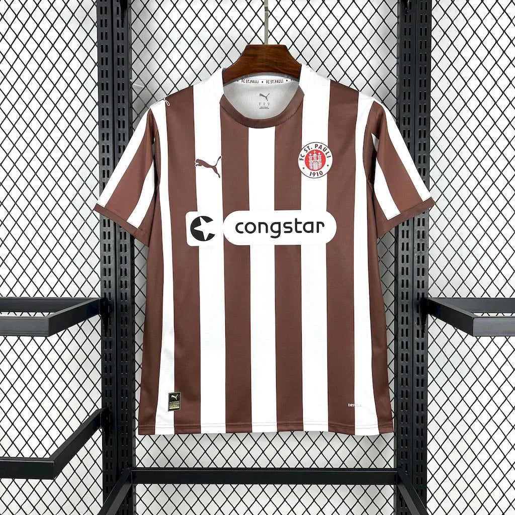 2025/2026 St Pauli Home Football Jersey 1:1