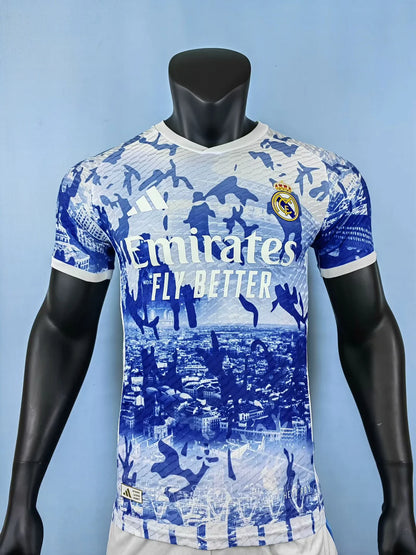 2025/2026 Player Version Real Madrid Pre-match uniform Special Edition Football Jersey 1:1