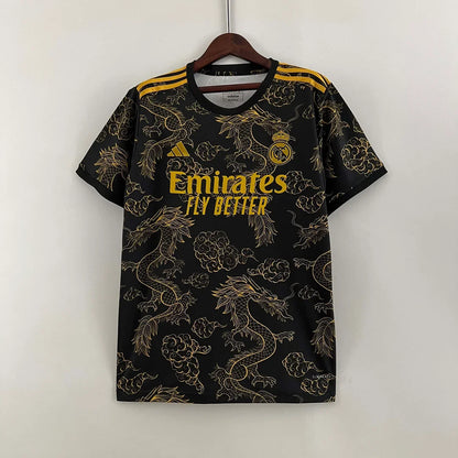 2023/2024 Real Madrid Special Edition Gold Dragon Football Shirt1:1