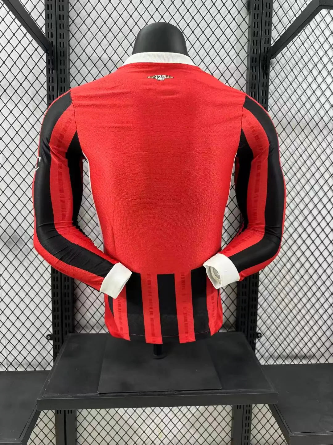 2024/2025 Player Version AC Milan Home Long Sleeve Football Shirt 1:1