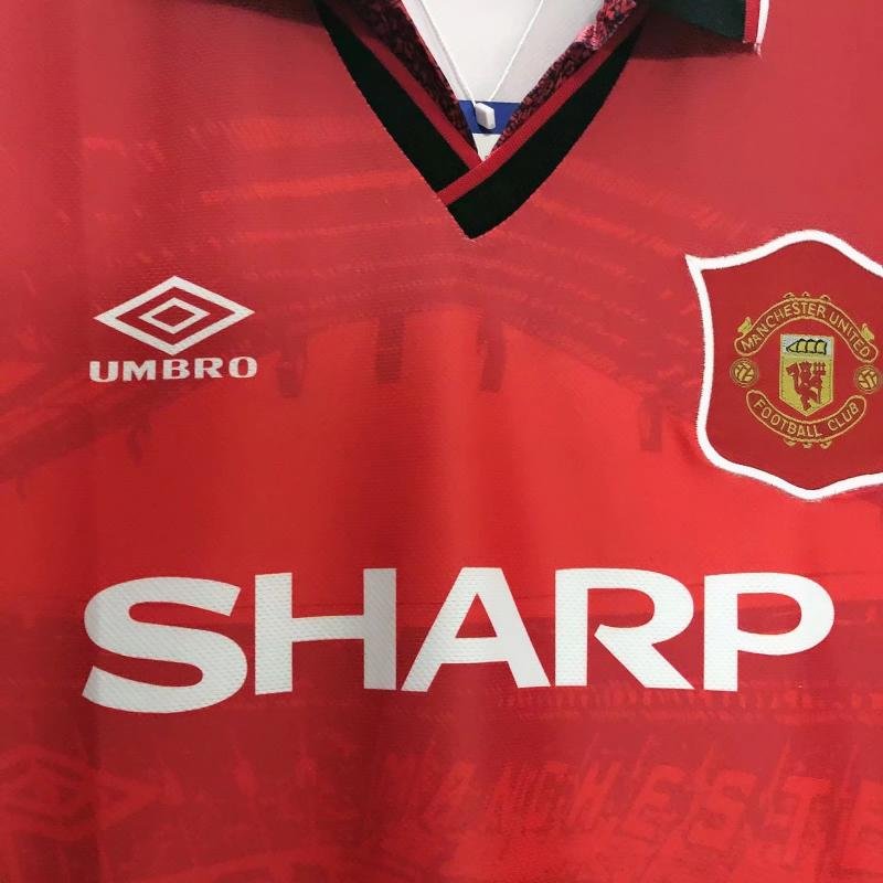 1994-1996 Retro Manchester United Home Football Shirt 1:1