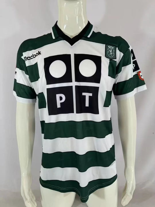 2000/2001 Retro Sporting Lisbon Home Football Shirt 1:1