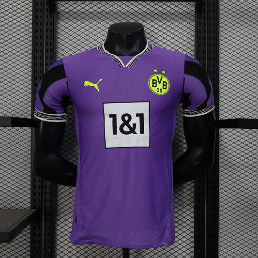 2025/2026 Player Version Dortmund Goalie Purple Football Jersey 1:1