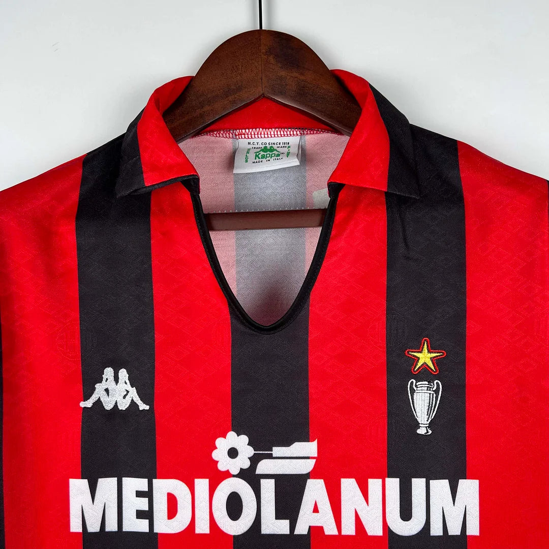 1989/1990 Retro AC Milan Home Football Shirt 1:1