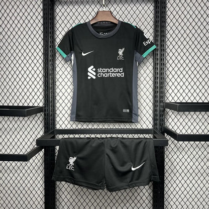 2024/2025 Liverpool Away Soccer Jersey 1:1 Kids Size