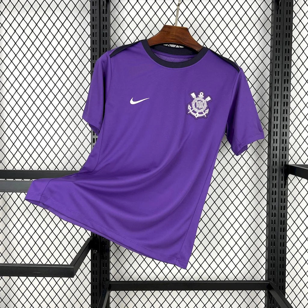 2025/2026 Corinthians Purple pre-match training Football Jersey 1:1