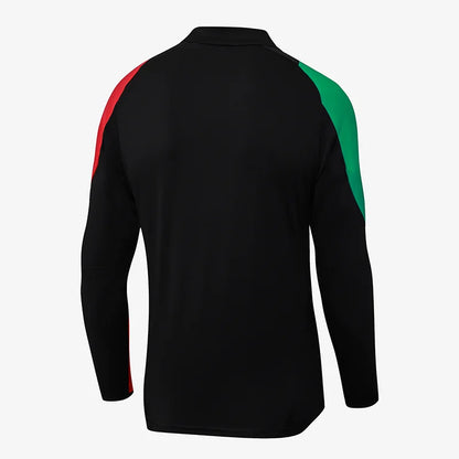 2024/2025 Arsenal Half-Pull Training Suit Black Football Shirt 1:1 Set