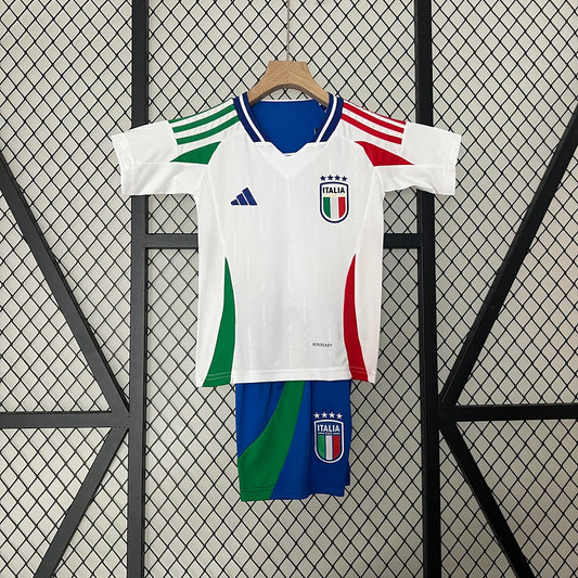 2024-2025 Italy Away Soccer Shirt Kids Size