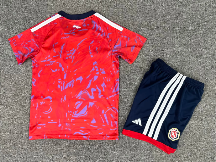 2026 Costa Rica National Team Home Football Shirt 1:1 Kids Size