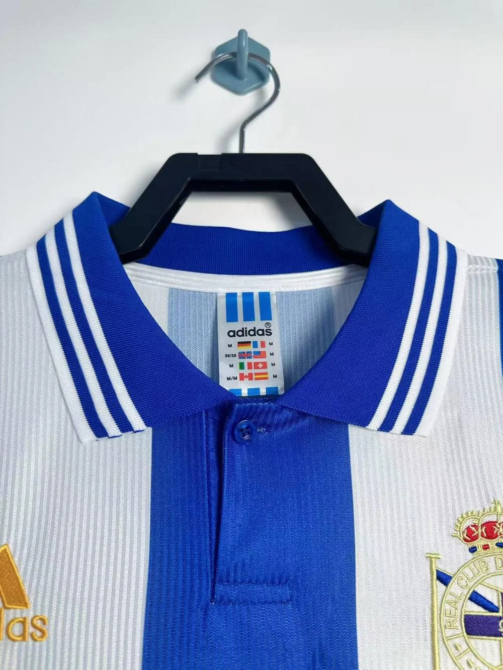 1999-2000 Retro Long Sleeve Deportivo Home Football Shirt 1:1