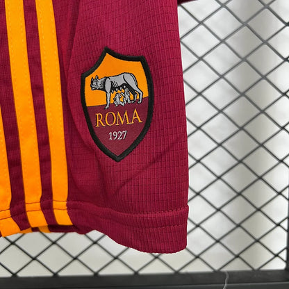 2025/2026 Roma Home Football Jersey 1:1 Kids Size