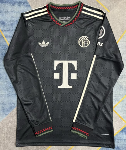 2025/2026 Long Sleeves Bayern Munich Third Away Football Jersey 1:1