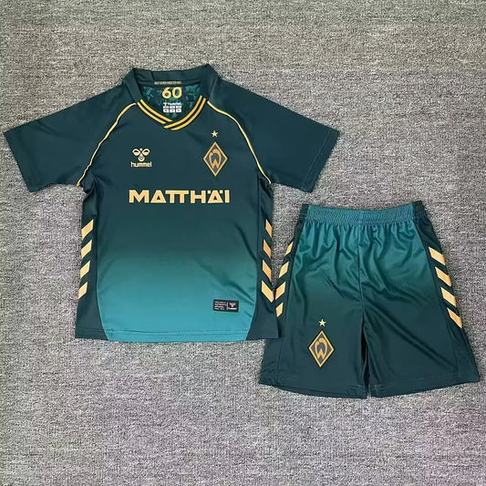 2025/2026 Werder Bremen Third Away Football Shirt 1:1 Kids Size