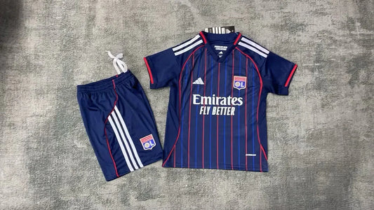 2025/2026 Lyonnais Away Football Jersey 1:1 Kids Size