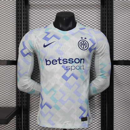 2025/2026 Long Sleeves Inter Milan Away Player Version Football Jersey1:1 Quality Thai