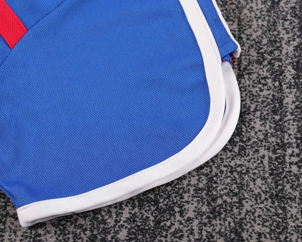 2000 Retro France Home Football Shirt 1:1 Kids Size