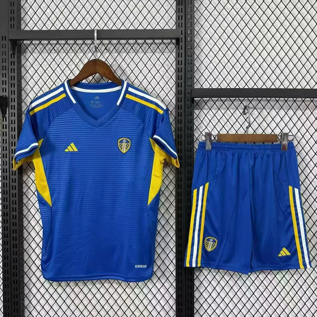2025/2026 Leeds United Away Football Jersey Shirt 1:1 Kids Size