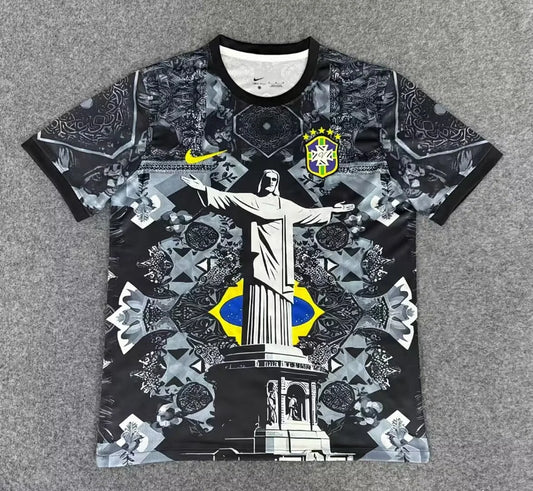 2025/2026 Brazil Goddess Black Football Shirt 1:1