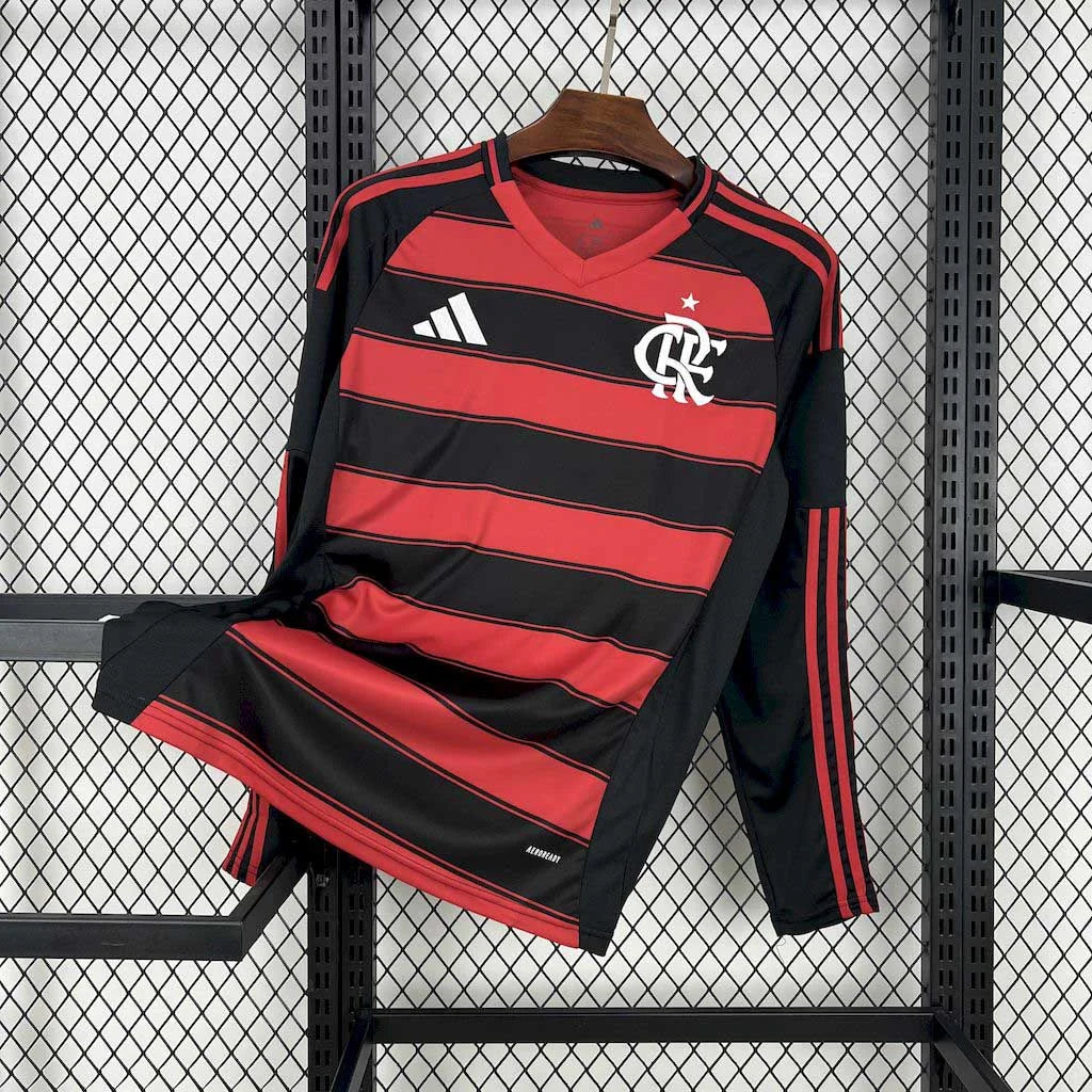 2025/2026 Flamengo Long Sleeves Home Football Jersey 1:1