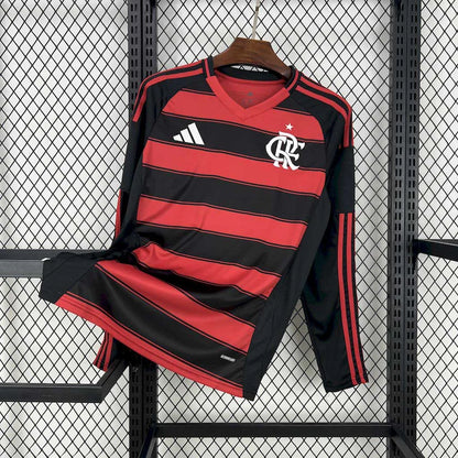 2025/2026 Flamengo Long Sleeves Home Football Jersey 1:1