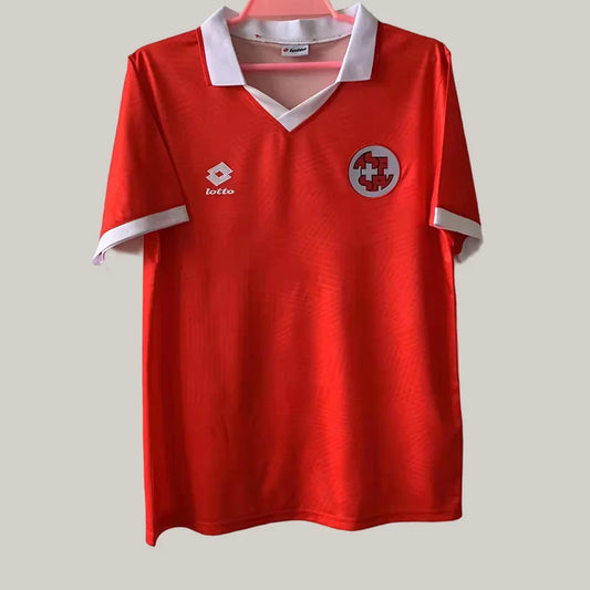 1995 Retro Switzerland Home Football Shirt 1:1