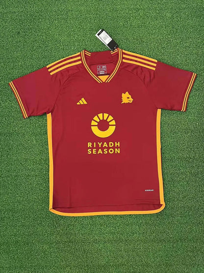 2023/2024 Roma Home Sponsor Edition Soccer Jersey 1:1