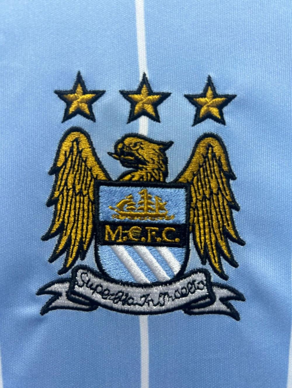 2007/2008 Retro Manchester City Home Football Shirt 1:1