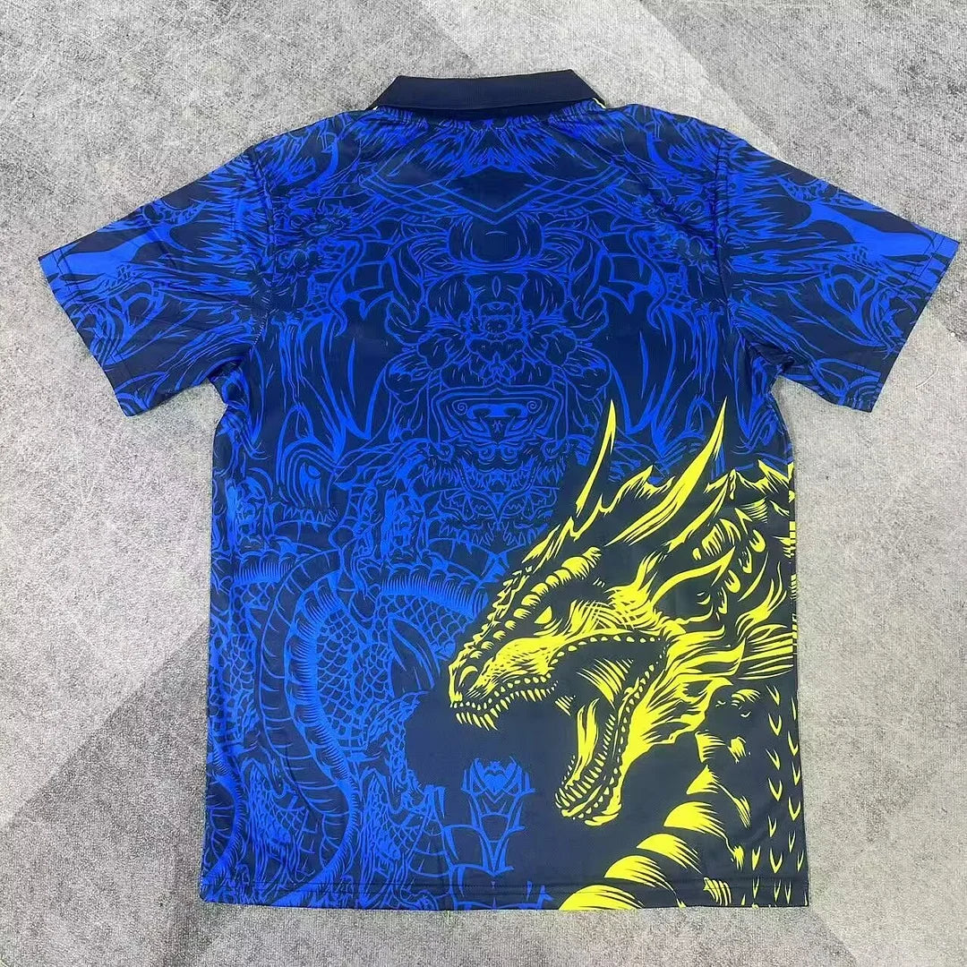 2025/2026 Real Madrid Blue Dragon pattern Special Edition Football Jersey 1:1