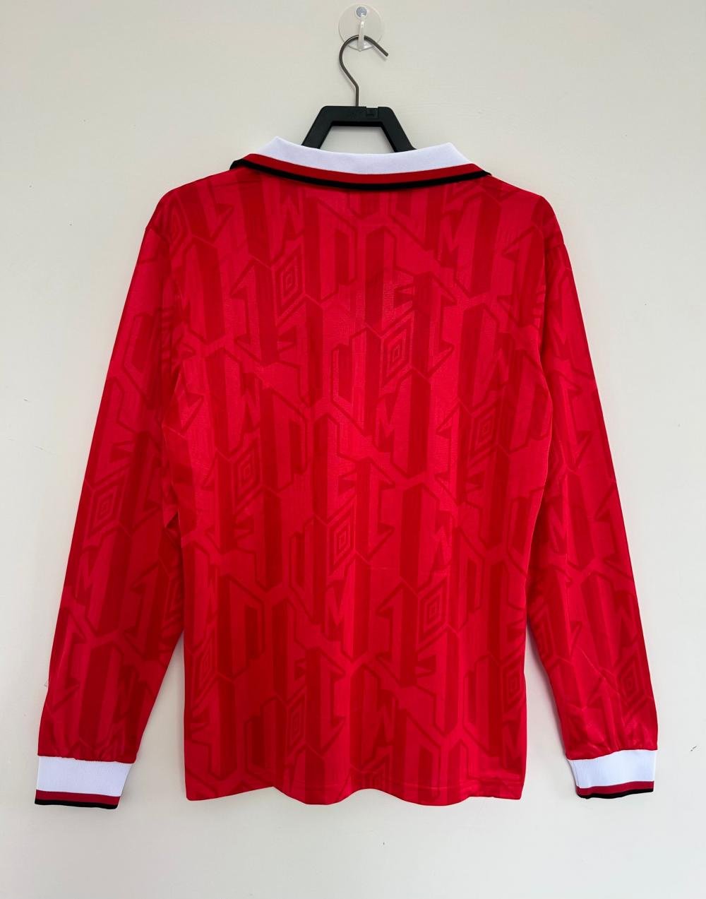 1992/1994 Retro Long Sleeve Manchester United Home Football Shirt 1:1
