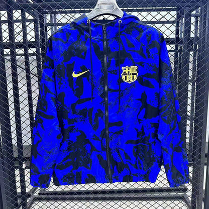 2025/2026 Barcelona Windbreaker Blue and Black Jersey 1:1