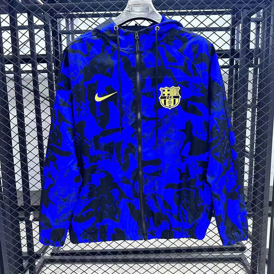 2025/2026 Barcelona Windbreaker Blue and Black Jersey 1:1