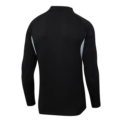 2025-2026 Real Madrid Black Half-Pull Training Suit Football Shirt 1:1 Set