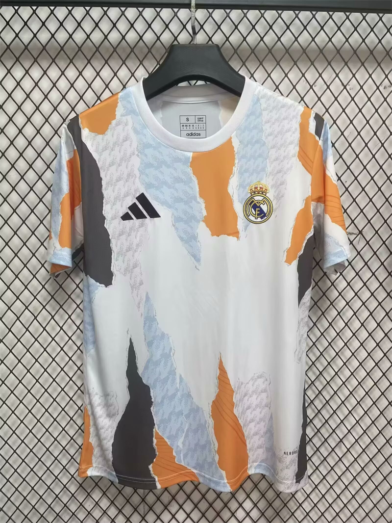 2025/2026 Real Madrid Pre-match Training Football Jersey 1:1
