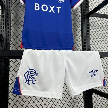 2025/2026 Rangers Home Football Shirt 1:1 Kids Size
