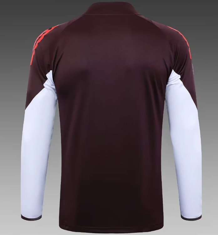 2024/2025 Bayern Half-Pull Training Suit Dark Purple Jersey Set 1:1