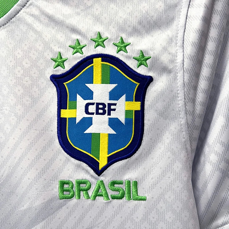 2022/2023 Brazil White Graffiti Edition Football Jersey 1:1