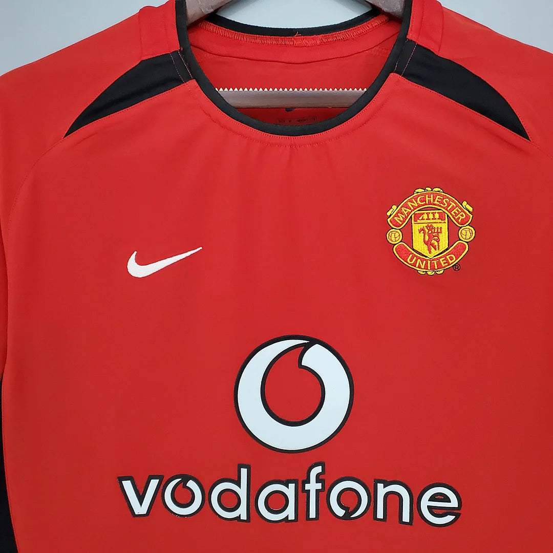 2002/2004 Retro Manchester United Home Football Shirt 1:1