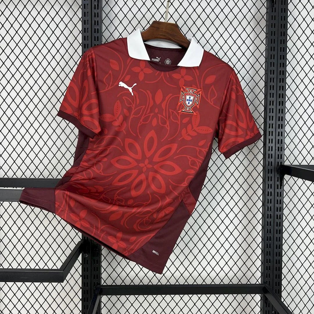 2025-2026 Portugal Concept version Red Football Jersey 1:1