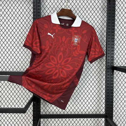2025-2026 Portugal Concept version Red Football Jersey 1:1