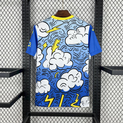 2025/2026 Manchester City Blue and White Concept Version Football Jersey 1:1