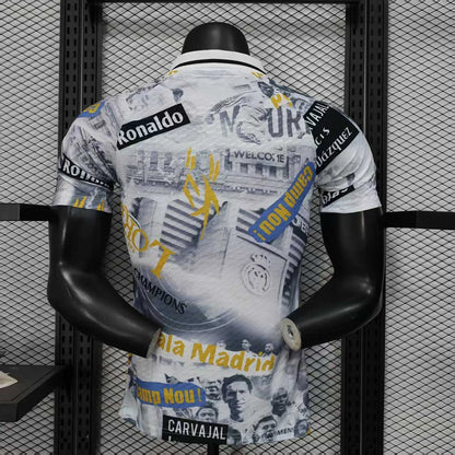 2025/2026 Player Version Real Madrid Champions League Highlights Football Jersey 1:1